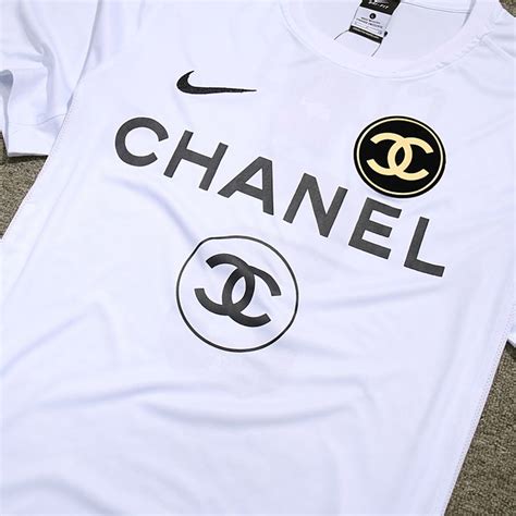 tshirt nike chanel|chanel nike top.